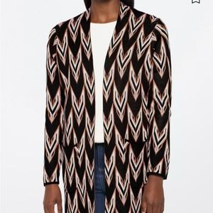Cotton Emporium Lillian Seamless double pocket graphic cardigan